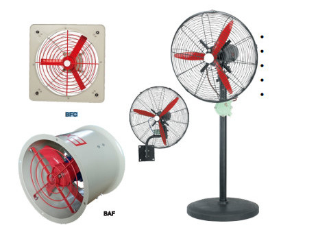 Aluminum Alloy Axial Explosion Proof Exhaust Fan IP54