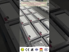 explosion proof exit sign light ATEX EAC approved for hazardous environment 180mins emergency