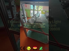 ATEX Certified Explosion Proof High Bay Light - 200W=500W Brightness for Warehouses