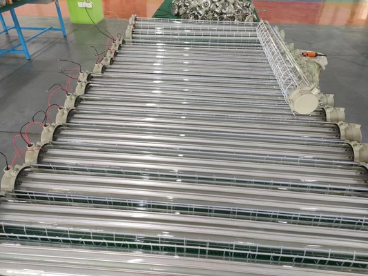 Ip66 1.2M 4Ft Led Linear Explosion Proof Lamps Industrial 18-36W Double Tube Explosion Proof Fluorescent Light