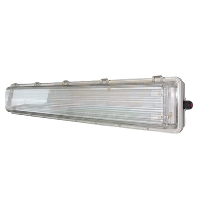 9-14mm Cable Explosion Proof Fluorescent Light Safety Class Ⅱ 1 Tube Industrial Lighting