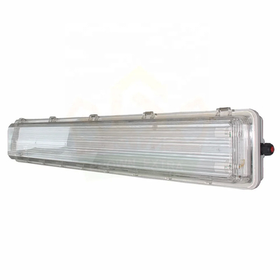 Safety Class Ⅱ Explosion Proof Fluorescent Light Zone 21 And 22 9-14mm Cable