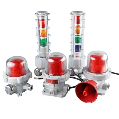 Instant Response Explosion Proof Alarm Lights IP65 T1-T6 Temperature Classes 10W Power