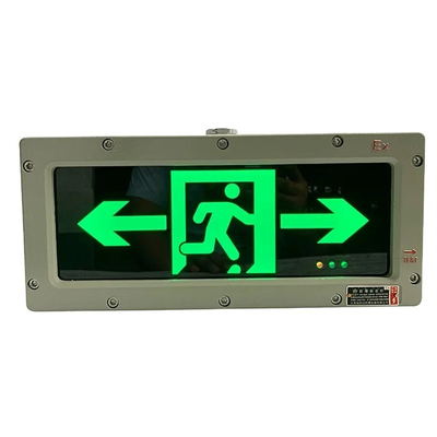 LED Flameproof Emergency Exit Lights Exd II CT6 Gb/IP65 for Indoor/Outdoor Safety