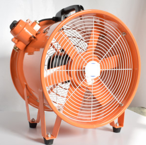 Wall Pipe Post Fixed BAF Explosion Proof Exhaust Fan For T1~T4 Environments 200-750mm