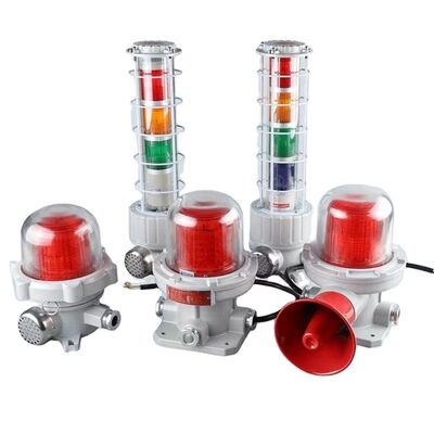 Ex Mark II 2 G Ex Db Eb IIC T6 Gb Emergency Start Time Under 0.3 Seconds Blast Proof Indicator Lights With IP66 Protection for Industrial