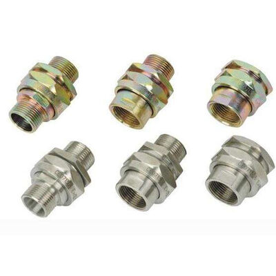 Brass Hazardous Location Cable Gland Smooth Surface Industrial Grade Connector Offering Explosion Proof Cable Entry and Protection