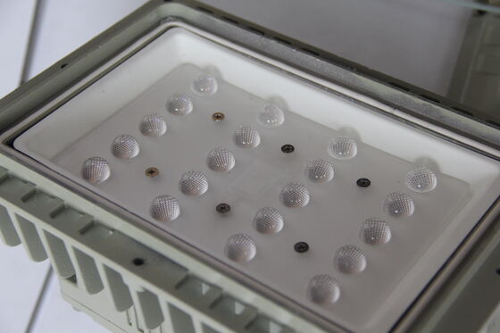 ATEX IECEx Zone 1 & 2 Approved 50‑240W Hazardous‑Location LED Flood Luminaire, IP66, 140lm/W, 5‑Year Guarantee