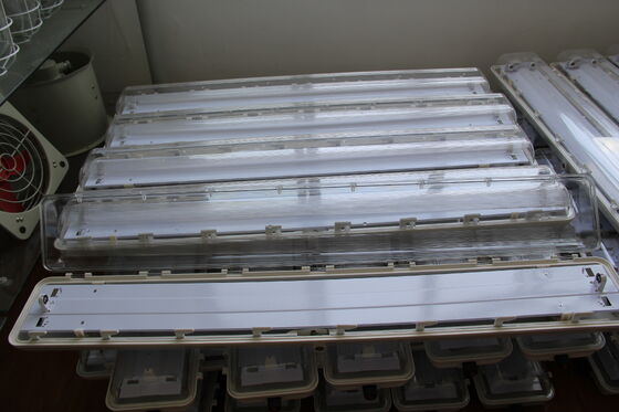 BYS IP66 2*18W Industrial Linear Light Explosion Proof LED Linear Lighting Fixture Atex Fluorescent Light