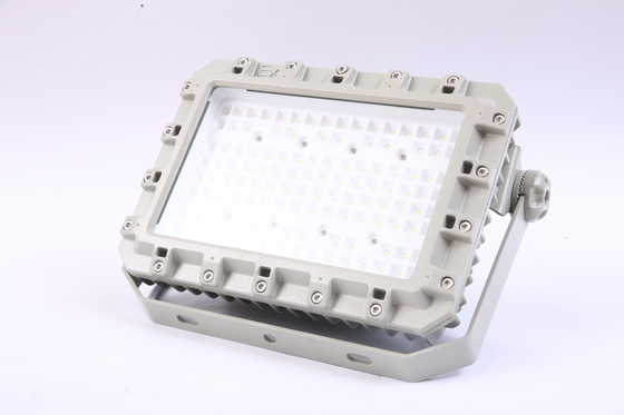 Led Ex Proof Floodlight Lighting Petrol Interior Canopy Cast Iron Top Clear Glass