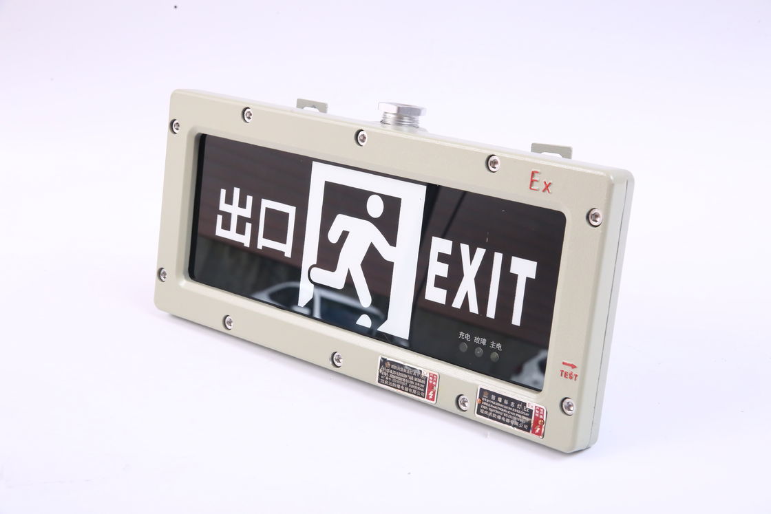 Led Exit Fixture 180 Mins Emergency Exit Bulkhead Light Fixture 3W 50000H Aluminum Alloy ...