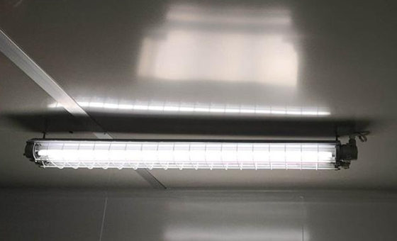 Stainless Steel Exposed Fasteners 1200mm 50/60Hz Ex-proof  Fluorescent Light Fixture L700*W700*H90 For Gas Pipelines