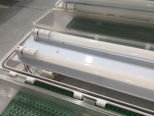 ATEX 1200mm Length 2*18w Double Tube Explosion Proof Led Linear Light