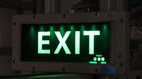 100LM/W LED explosion-proof emergency light 220V Explosion-proof safety sign light for hazardous environments