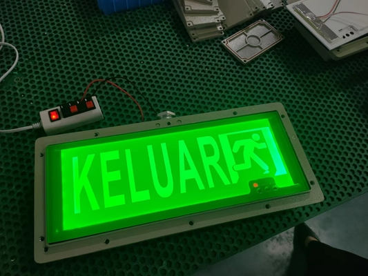 Explosion Proof Emergency Exit Sign Light – Wide Voltage Range 90-300V | Safe & Durable for Hazardous Locations