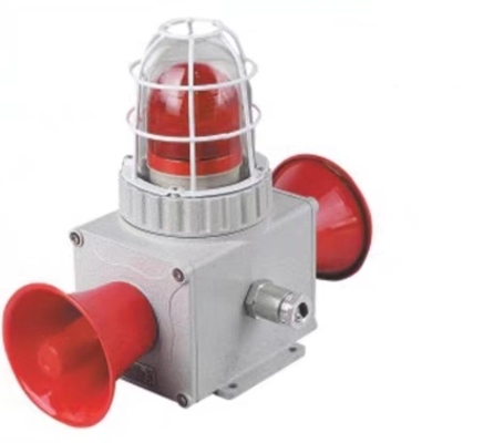 Aluminum Alloy Shell Explosion Proof Audible And Visual Alarms With Led Source Suitable For Zone1,2 &amp;21,22