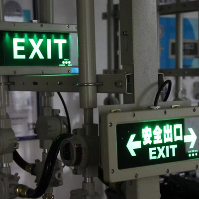 Factory Direct LED Exit Sign Explosion Proof Emergency Lights Mounted On Wall Customized Pictogram  Available