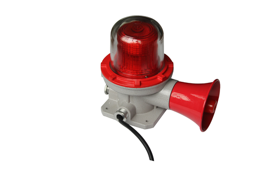 Waterproof Explosion Proof Led Light Alarm Audible And Visual Alarm  5-40W 180DB with 150 times/min