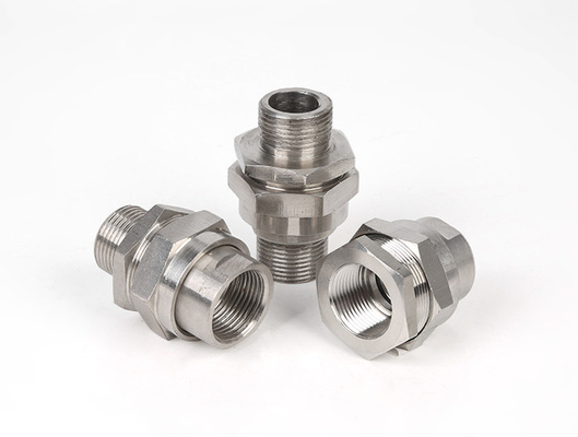 Waterproof IP68 Connector Explosion Proof Cable Glands M20*1.5 SS304 Spiral Metal Stainless Steel Armored Sealed
