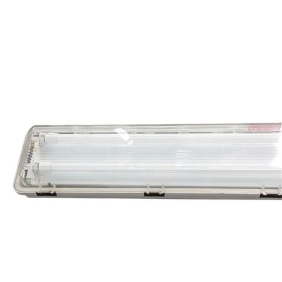 GRP Material High Strength 1200mm 2*18w Explosion Proof Fluorescent Light For Chemical Industrial