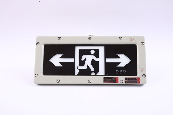 220VAC  90Mins Emergency Time Explosion Proof  Exit Sign With 3W LED For Explosive Hazardous  Zone 1, 2 &amp; Zone 21,22