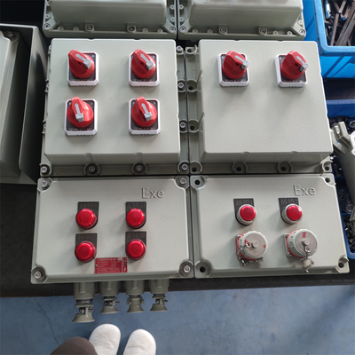 IP66 WF2 Explosion Proof Control Board Enclosure Powder Coated Wall Mount 2mm