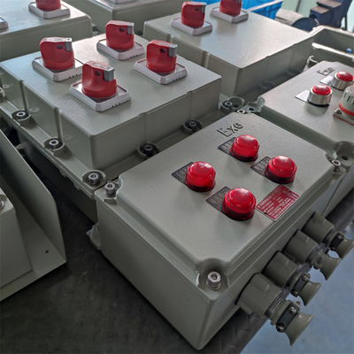 IP66 WF2 Explosion Proof Control Board Enclosure Powder Coated Wall Mount 2mm