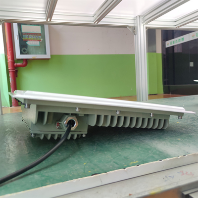 Zone 1 2 Explosion Proof GAS Station Lamp Low Profile LED Luminaire With IP66 WF2 Driven By Meanwell