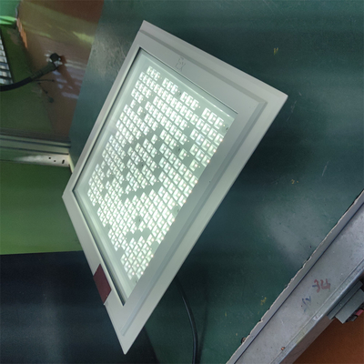 Zone 1 2 Explosion Proof GAS Station Lamp Low Profile LED Luminaire With IP66 WF2 Driven By Meanwell