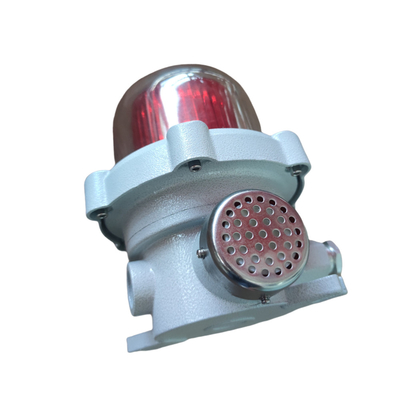 Explosion Proof Warning audible and visual Alarm Lights ATEX Industrial Grade For Hazardous Locations 120-180DB