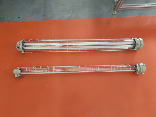 Explosion Proof Linear industrial Lampe lighting Fixture With Toughened Glass for refinery GAS environment  40W