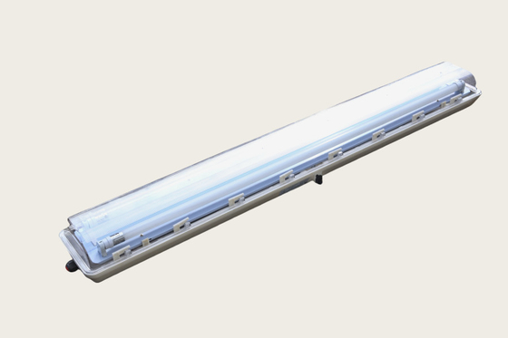 Explosion Proof ATEX whole plastic(GRP) Fluorescent light fixture Lamp WF2 IP66 for Div 1 hazardous area 36W