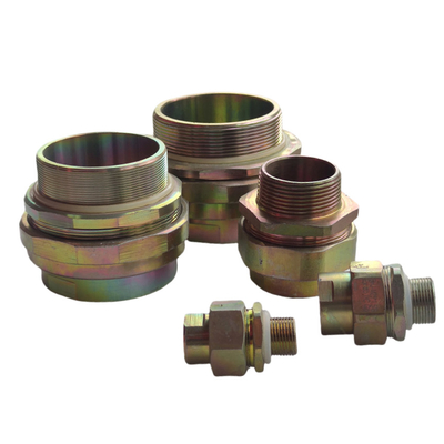 Silver Brass 6-12mm Clamping Ex Proof Gland Smooth Surface