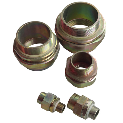 Silver Brass 6-12mm Clamping Ex Proof Gland Smooth Surface