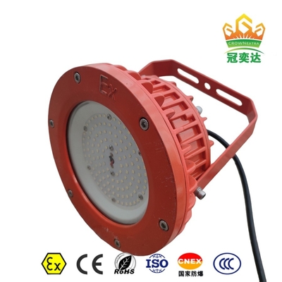 Explosion-proof LED Bay Light ATEX IP66 Marine Grade Aluminum for vessel offshore Oil 175lm/watt 295V