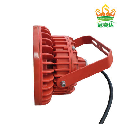 Explosion-proof LED Bay Light ATEX IP66 Marine Grade Aluminum for vessel offshore Oil 175lm/watt 295V