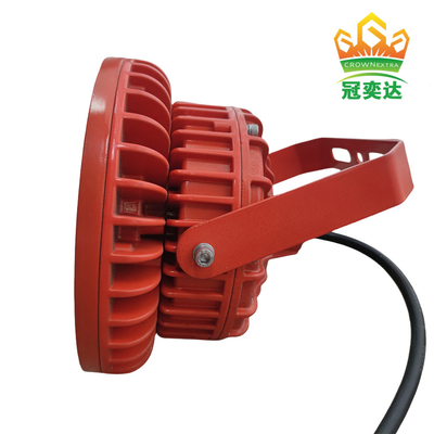 Explosion-proof LED Bay Light ATEX IP66 Marine Grade Aluminum for vessel offshore Oil 175lm/watt 295V