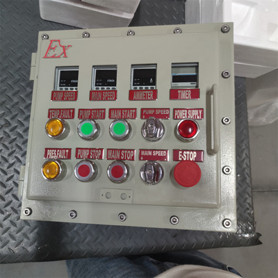 ATEX CNEX rated Ex d Flameproof Panel Box Enclosure IP66 WF2 for Hazardous area with Customized Cable Entry 295Vac
