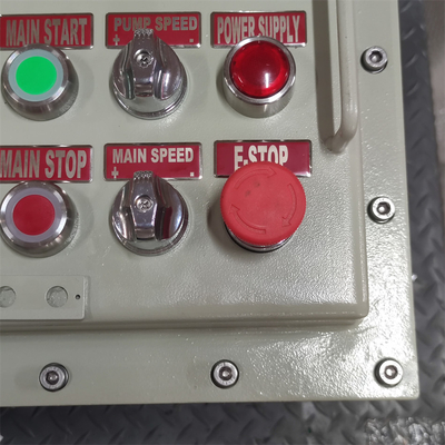 ATEX CNEX rated Ex d Flameproof Panel Box Enclosure IP66 WF2 for Hazardous area with Customized Cable Entry 295Vac