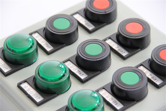 ATEX Explosion Proof Control Station Enclosure Industrial Control Panel For Hazardous Zone1 Flameproof Light 10A AC220v