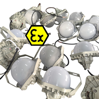 Explosion platform LED Light Fixture with ATEX IP66 Protection OEM Server 100lm/w