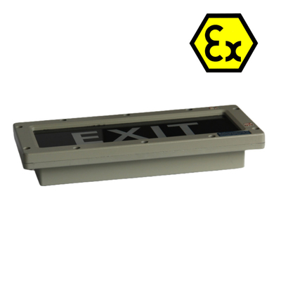 Explosion-proof LED Exit Signs ATEX approved IP66 Hazardous Area  Division 2 and Zone 1
