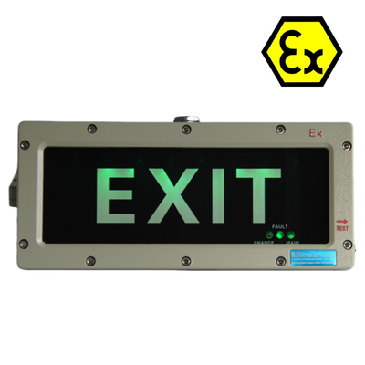 ATEX 3 Watt Explosion Proof Exit Light 180 Mins Emergency Time