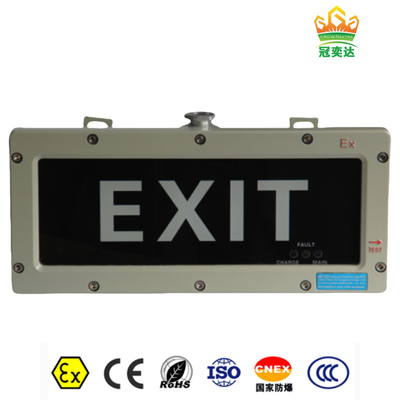 ATEX 3 Watt Explosion Proof Exit Light 180 Mins Emergency Time