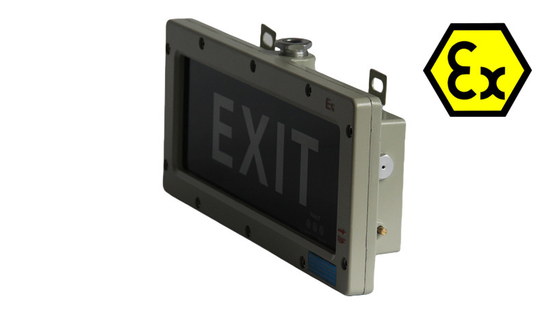 ATEX 3 Watt Explosion Proof Exit Light 180 Mins Emergency Time