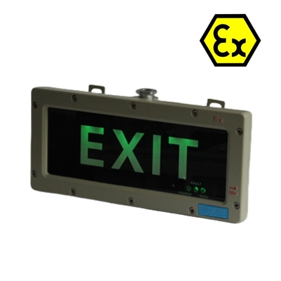 ATEX Safety LED Explosion-Proof Exit Light RoHS approved for hazardous Zone1 Div1 OEM available