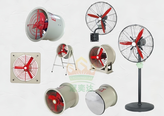 Spark Proof 4 Inch Explosion Proof Exhaust Fan For Ventilating