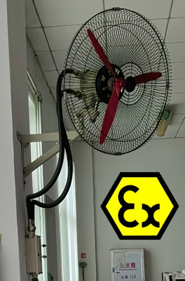 ATEX Certified Explosion-Proof Pivoting Fan 6600-1800m³/h IP54 Stable for Chemical Oil & Gas Mining Industries Energy-Efficient
