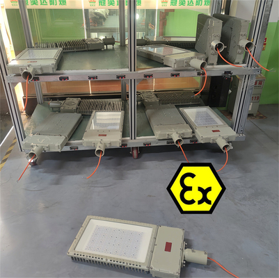 LED Flood Light For Petrochemical Mining Gas Stations Zone 1 Zone 2 Lighting Ex Db Eb IIC T6 Gb Ex Tb IIIC T80°C Db IP66