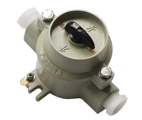 2 Pole Explosion Proof Toggle Switch 10A With IP65 Protection For Hazardous Area